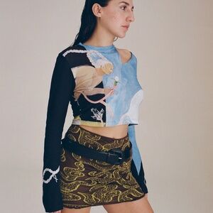 Super Rare Paloma Wool Astrid Terrazas Collaboration Long Sleeve Top - Size Medi